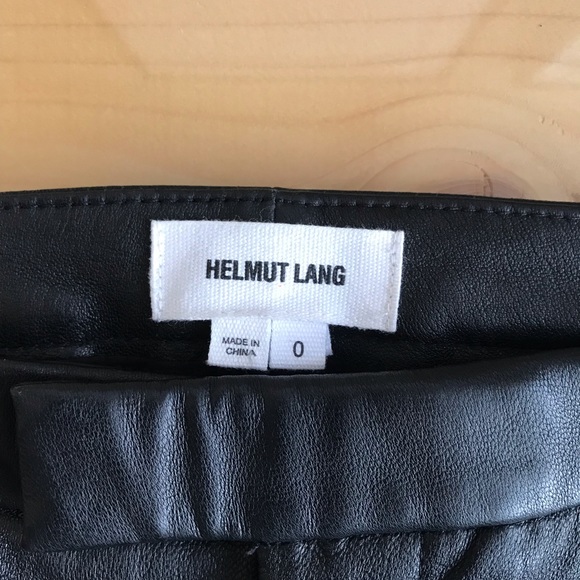 Helmut Lang Leather Pants - Picture 6 of 6